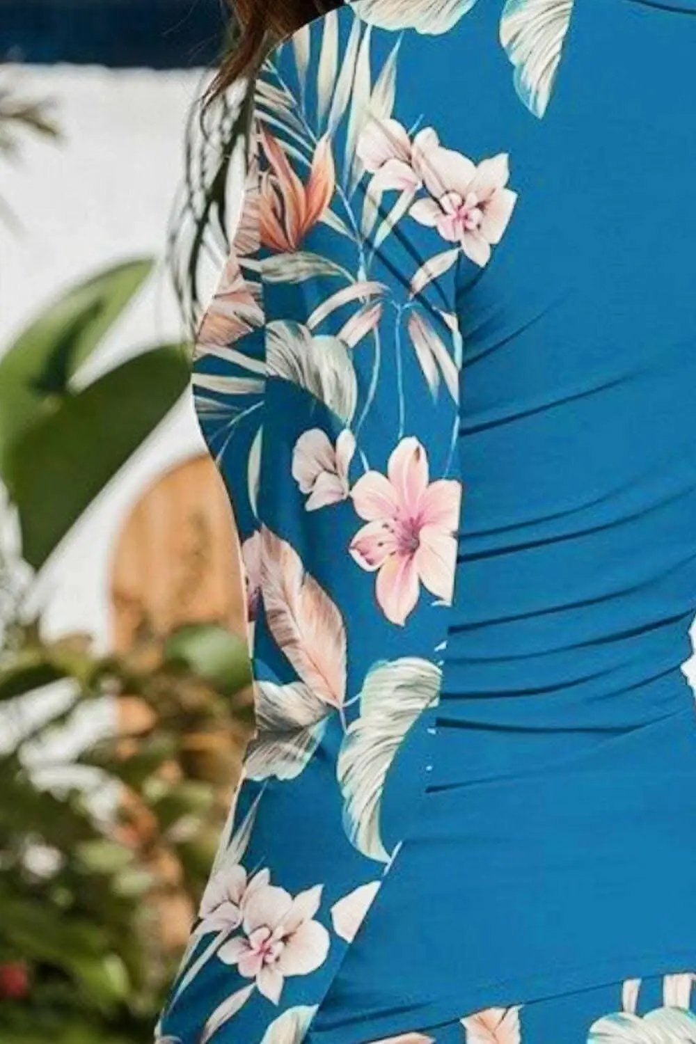 Tropical print swimwear set - Love Salve